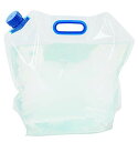 カクセー(Kakusee) 水タンク 折りたたみ 10L 自立型 非常事隊 キャンプ アウトドア クリア 約縦38×横40×厚さ4.5cm 取っ手付 丈夫な三層構造 ウォータータンク HJT-05