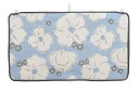 セイエイ(seiei) 【 ちょっと大きめアルミ入り アイロンマット 18752 】コンパクト収納 アルミ入り 花柄 お手軽アイロン掛け ブルー 95×55cm