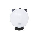 ムサシ(MUSASHI) 充電式 まんまるねこちゃんセンサーライト ブラックWAM-051BK