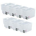 不動技研 キッチン収納 棚スッキリ7点セット クリア【ザッカLab.オリジナルセット】吊り戸棚ボックス(ワイド3個 + スリム4個) | キッチン収納 戸棚 収納 収納ケース ストッカー 整理ボッ