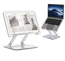 Shenytic ブックスタンド 卓上 書見台 アルミ合金 アクリル 透明 ブックホルダー データホルダー タブレットスタンド折りたたみ 高さ/角度調節 シルバ...