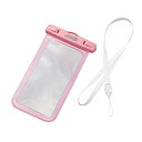 エレコム スマホ 防水ケース IPX8 水深10m ネックストラップ付き [ iPhone 14 / 13 / SE など、6.9インチ以下のスマートフォン対応...