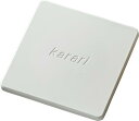 アネスティ 多孔質セラミック コースター 約縦8.5×横8.5cm ホワイト karari 角型 スクエア 吸水 速乾 HO2206