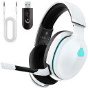 ゲーミングヘッドセット【2.4GUSBアダプター /Bluetooth 5.3/有線 3WAY接続】 ワイヤレス PS5 PS4 PC Switch スマートフ...