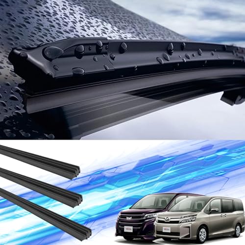 VOXY NOAH 80 ワイパー 替えゴム 適合サイズ 純正互換品 運転席 助手席 リア 3本セット トヨタ 交換セット ZRR80G ZRR85G ZRR80W ZRR85W ZWR80G H26.1〜R3.12 WeCar