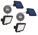 ソーラーライト 屋外 56LED センサーライト モーションディテクタ 超高輝度 照明 防犯ライト IP65防水 ウォールライト 太陽光発電 人感センサー自動点灯 ガーデンライト 5Mケーブル /駐車場/玄