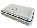 アズマ セパレート温調ホットプレート EHP-1300WA 左右別々で温度調節が可能 WH