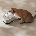 PETLIBRO 猫 水飲み器 自動給水器 コードレス 2WAY給電 無制限置き場所 電池内蔵 猫給水器 中小犬用 猫用 ワイヤレスポンプ 2.5L大容量 表示ランプ付き 4重濾過 静音循環式 動作検知 ステンレス