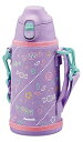 ピーコック魔法瓶工業(The-peacock) ピーコック 水筒 子供 2WAYタイプ パープルピンク 800ml 保温 保冷 直飲み コップ ワンタッチ マグ ボトル 魔法瓶 ASG-W82 PV
