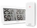 【ヒートショック対策】 ドリテック(dretec) 離れた場所の環境がわかる温湿度計 ワイヤレス 3つの子機と接続可能 デジタル 温度計 湿度計 温湿度計 ワイ...