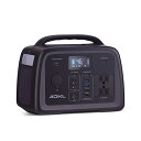 ADKL ポータブル電源 ポータブルバッテリー 大容量 100000mAh/320Wh AC300W(瞬間最大600W) LiFePO4リン酸鉄リチウム電池 小型軽量 純正弦波 パススルー機能付き PSE認証済み 50Hz/60Hz対応 LEDライト付き キ