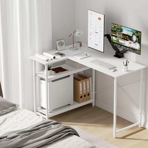 Holdm pcデスク l字デスク パソコンデスク 幅110cm 机 pcデスク 左右両替対応 コーナー 棚板高さ5段可動 ワーク 省スペース 書斎 ゲーミング オフィス シンプル L字型 作業机 勉強机 リモートワー Holdm pcデスク l字デスク パソコンデスク 幅110cm 机 pcデスク 左右両替対応 コーナー 棚板高さ5段可動 ワーク 省スペース 書斎 ゲーミング オフィス シンプル L字型 作業机 勉強机 リモートワー