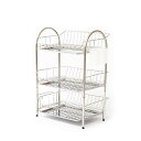 コーナンオリジナル ステン3段水切りラック KHM05-8265 サイズ(約):幅40×奥行30×58cm