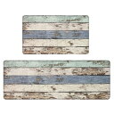 GIFT GARDEN キッチンマット 拭ける 44x75cm 44x120cm 低反発クッション マット 厚さ8mm マルチカラー 2枚 セット
