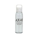 パール金属 水筒 ボトル ウォーターボトル 500ml 0.5L 直飲み ワンタッチ 軽量 プラスチック製 日本製 ホワイト アクアール HB-6711