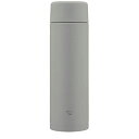 象印マホービン(ZOJIRUSHI) 水筒 シームレスせん 480ml スクリュー ステンレスマグ ミディアムグレー せんとパッキン一体化 お手入れ簡単 洗う点...