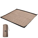 WAQ BIG PICNIC MAT レジャーシート ビッグサイズ 厚手 大判 195×195cm 軽量 遠足 運動会 お花見 ビーチ キャンプ アウトドア 子供 クッション ペグ 大きい ピクニックシート 撥水 レジャー シート