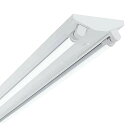 sumairu光源 蛍光灯器具 昼光色 逆富士型 40W形 2灯式 LED蛍光灯付き べースライト 照明 (SPCC冷延鋼板)