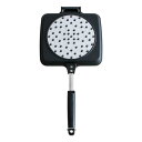 HALEYS 燕三条製 【 バゲットサンドメーカー 】 ワイド 直火 IH対応 上下分離型 片面フラット ホットサンドメーカー 日本製 長さ36cm × 幅19cm x 高さ4cm