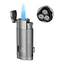 【高い品質】PIPITA 直噴ターボライター キャンドル ガスライター 注入式 ジェットライター 防風 充填式 アウトドア用 トーチ 着火用ガスライター(ガスなし)