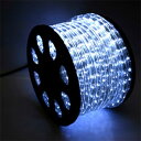 ledテープライト 防水 屋外 300球 10m IP65 高輝度 防水電源付き 2芯 直径10mm 連結可能 切断可能 簡単飾り付け ledテープ 10m 防...