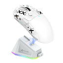 ATTACK SHARK X11 ゲーミングマウス ワイヤレス 無線 2.4g/Bluetooth/USB-C 超軽量63g 22000DPI 充電ドック付き ...