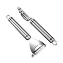 Liroyal 皮むき器 ピーラー 2本セット キッチン用野菜ピーラー キッチン304ステンレス鋼 縦型ピーラー 快速ピーラー お手入れ簡単 食洗器対応 野菜 ...