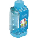 パール金属 水筒 500ml 直飲み PCアクア ボトル ブルー ブロックスタイル H-6033