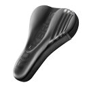 ROCKBROS サドルカバー 自転車サドルカバー 低反発クッション超肉厚 お尻が痛くない PUレザー 防水 ゲル内蔵 衝撃吸収 全くズレない 取付簡単 ロード...