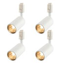 共同照明 4個セット ダクトレール用スポットライト LED一体型照明 60W形相当 850lm 電球色 GT-GD-10WW-W-4B ホワイト スポットライト...
