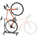 Sttoraboks 縦置き自転車 スタンド 直立サイクルスタンド 高さ調整が可能 自転車ディスプレイスタンド 室内保管用 自転車バイクスタンド ワークスタンド ガレージ アパートメント用 自転車立