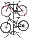CXWXC 自転車 スタンド 2台 倒れない 横置き ディスプレイスタンド 高さ無段階調整 室内用 (BN-W009)