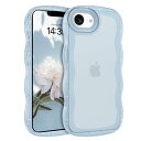 BENTOBEN iPhone 16e 用ケース クリア 波型 うねうね かわいい 韓国 ソフト 超軽量 耐衝撃 指紋防止 ストラップホール付き 透明 おしゃれ...