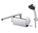 SANEI(サンエイ) サーモデッキシャワー混合栓 右勝手 断熱ボディ パイプ長さ200mm 取付芯ピッチ102mm SK781R-2-S9L20