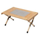 Hilander(ハイランダー) キャンプテーブル CHEF TABLE(シェフテーブル) アウトドアテーブル ナチュラル キャンプ アウトドア 折りたたみテーブル IGT規格 バーベキュー コンパクト ビルトイン機能