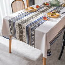 Hopeholic テーブルクロス ビニール おしゃれ テーブルカバー 撥水 PVC製 長方形 tablecloth 汚れ防止 防水 防油 北欧 テーブルマット 耐久 耐熱 ずれにくい 厚手 80×120cm ホワイト・ブルー