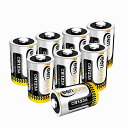 CR123A 8個 3Vリチウム電池 1600mAh Keenstone Qrio Lock 電池 PTC保護付き 非充電式バッテリー カメラ マイク 懐中電灯...