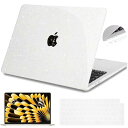 Teryeefi MacBook Air 15 インチ ケース M3 A3114 / M2 A2914 2023 2024発売 対応, ぴかぴか光る 軽量 耐衝擊 保護カバー&JIS日本語 キーボードカバー&液晶保護フィルムマックブックエアー 15インチ カバー