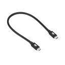 【OWC直営】OWC Thunderbolt 5 (USB-C) ケーブル 0.3m 240W給電 Thunderbolt 4 Thunderbolt 3対応 (0.3M)
