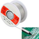 銀はんだ線 低温ハンダワイヤ ステンレスはんだ線 0.3mm 低融点ハンダ 50g はんだワイヤリール 低温ハンダ 電気はんだワイヤー はんだ ハンダ線 溶接ワイヤー 高純度 フラックス半田用 DIY作