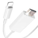 【2024年 新モデル】 i-Phone HDMI 変換ケーブル 2m ライトニング hdmi 音声同期出 1080P&60HZ 遅延なし 電源不要 設定不要 簡単接続 同画面テレビ接続 i-Phone/i-Pad対応 娯楽/仕事/オフィス/ホーム兼用 (