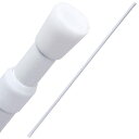 アストロ つっぱり棒 バネ式 ホワイト 取り付け範囲:約135~230cm 直径2.2cm 耐荷重約3kg 突っ張り棒 取り付け簡単 伸縮棒 ポール 731-07