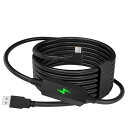 Hirameki 5M リンクケーブル Meta Quest3 Oculus Quest1/2アクセサリと互換性があり USB-A 3.2 & Type C 5...