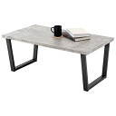 萩原(Hagihara) ローテーブル センターテーブル テーブル 机 【大理石調天板×スチール脚】 シック モダン リビング ソファテーブル 幅90 奥行45...