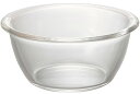 HARIO(ハリオ) 日本製 耐熱ガラス製 サラダボウル 300ml BUONO kitchen HSB-30-BK クリア