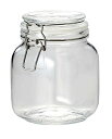 パール金属 梅酒瓶 果実酒びん 1L 1,000ml ガラス製 角型 保存 ビン イタリアーナ L-1011