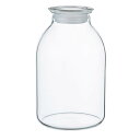 HARIO ガラスの手仕事保存びん 2000mL GHB-2000