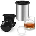 ミャオウーフ 製氷器 丸氷 透明氷 作る 容器 6.4cm口径 ウイスキー 氷 カクテル バーボン 各種ドリンクに - 父親 夫 友人へのプレゼントとして
