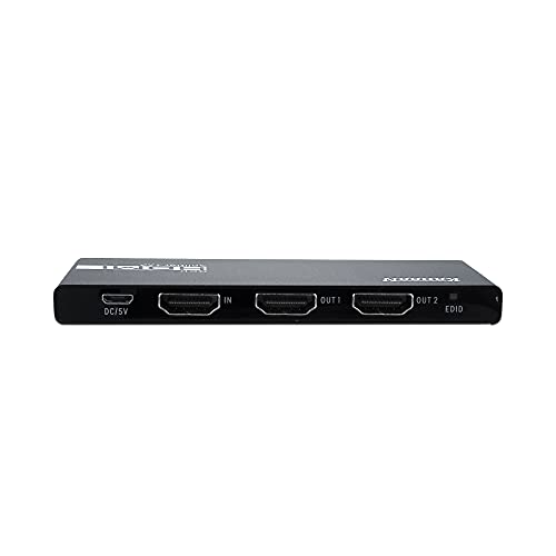 【4K@60Hz HDCP解除版】KanaaN HDMI 分配器 1入力2出力 4K HDMI スプリッター1入力2出力のスプリッター 2画面同時出力 3D 1080p HDMI2.0 PS5 Xbox HDTV DVD 対応 高速HDMIケーブル USB電源ケーブル付き