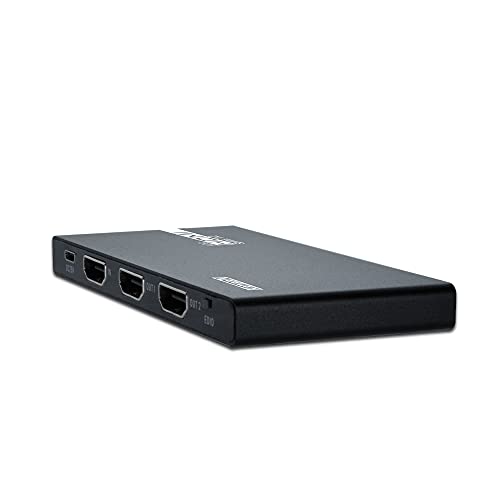 【4K@60Hz HDCP解除版】KanaaN HDMI 分配器 1入力2出力 4K HDMI スプリッター1入力2出力のスプリッター 2画面同時出力 3D 1080p HDMI2.0 PS5 Xbox HDTV DVD 対応 高速HDMIケーブル USB電源ケーブル付き